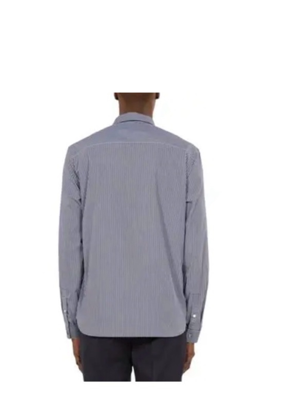 The Kooples Navy and White Pinstripe Button-Down Shirt - Picture 2 of 8